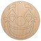 Happy Clown Face Unfinished Craft Wood Holiday Christmas Tree DIY Pre-Drilled Ornament